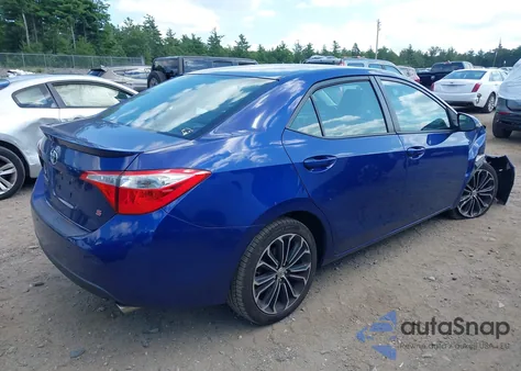 2014 Toyota Corolla S Plus z USA, uszkodzony, nr VIN 2T1BURHE8EC047713